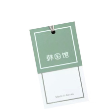 Matte Custom Clothing Tagger Hangtag Printed Paper Tag